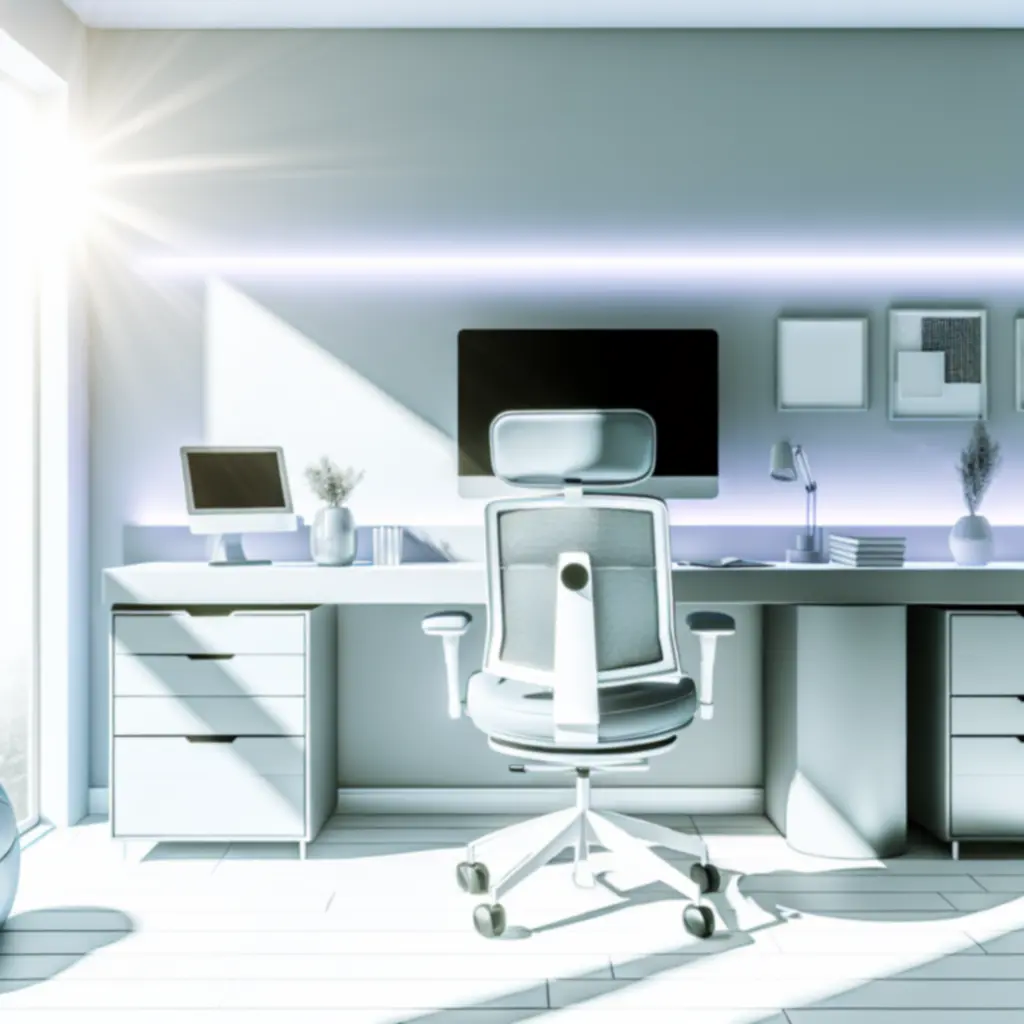 Nowoczesne ergonomiczne stanowisko pracy w domu