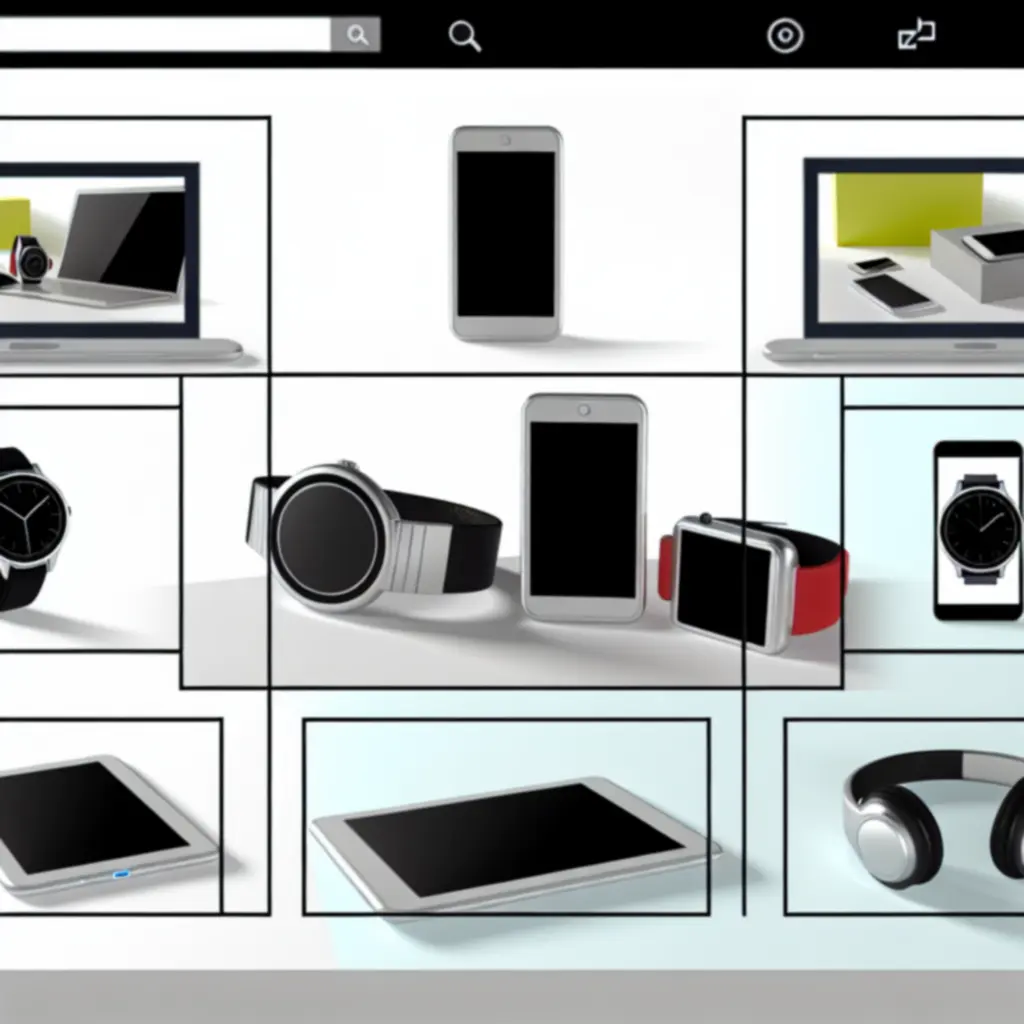 Karuzela produktów elektronicznych w sklepie TechLumenex