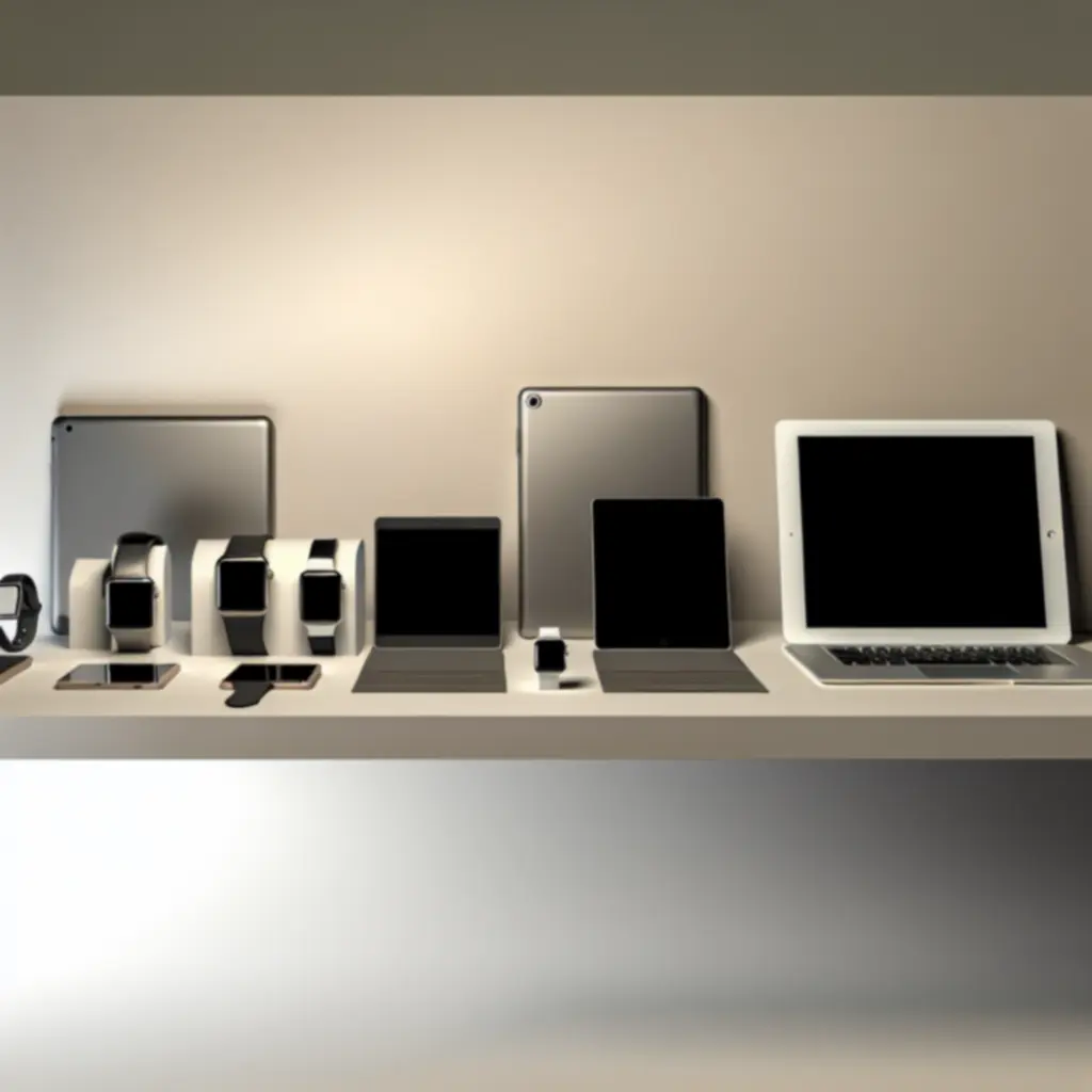 Galeria nowoczesnych urządzeń elektronicznych: smartwatche, smartfony, tablety i akcesoria.